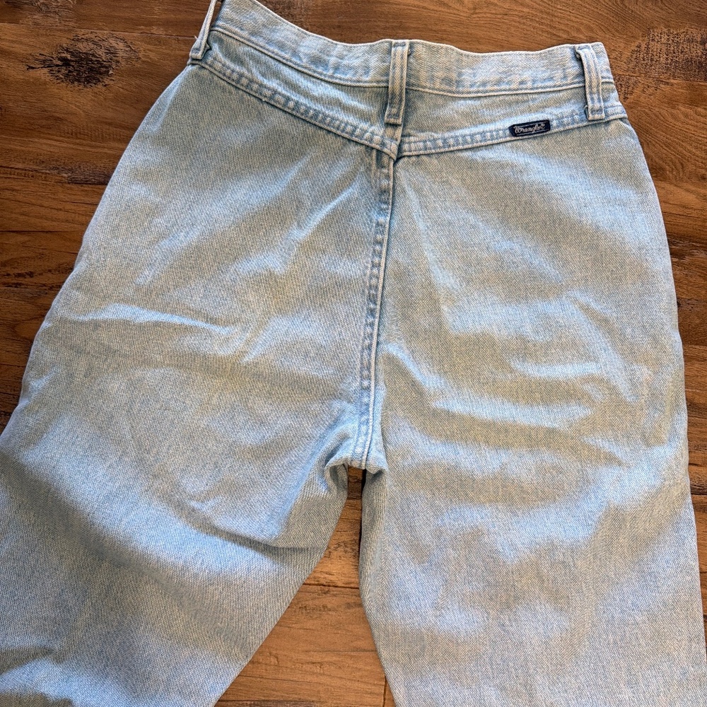 Vintage Wangler Jeans light wash Button Fly